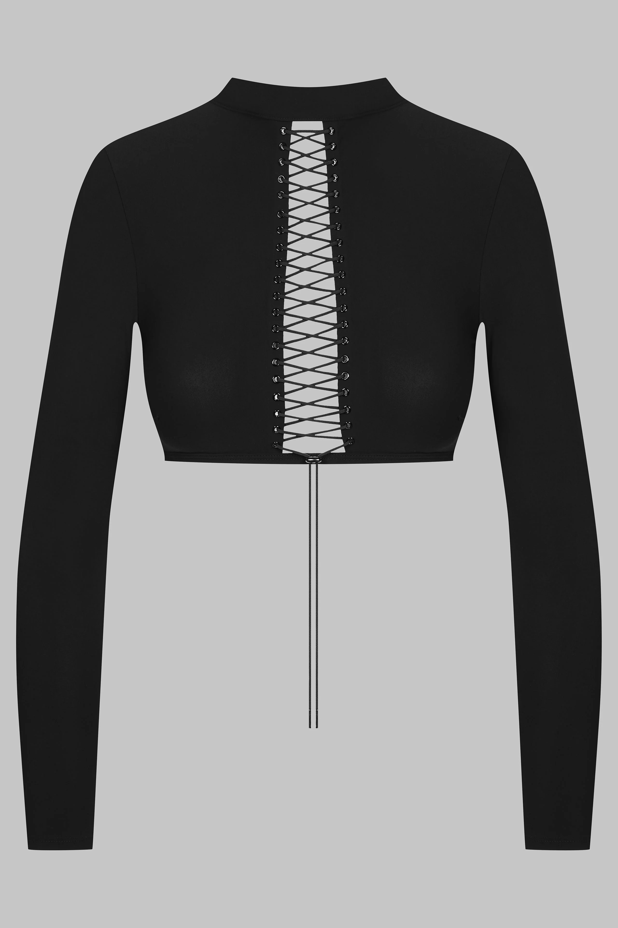 Open back long sleeves top - Nuit Infinie - Image 4